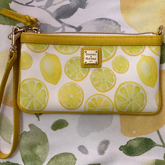 Dooney & Bourke Handbags - Dooney and Bourke lemons wristlet